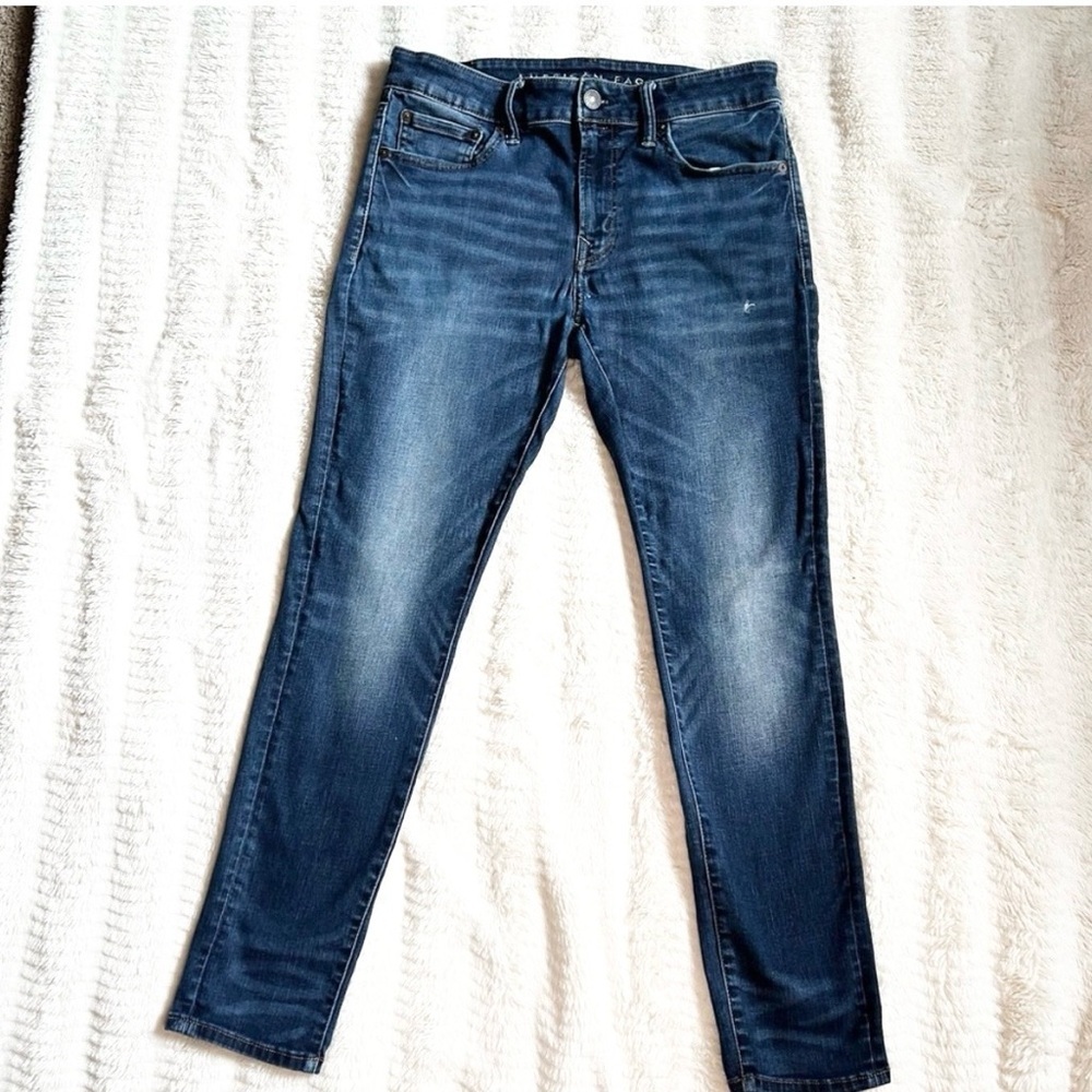 American Eagle Outfitters Dark Blue Men’s Skinny Jeans - Size 32/30